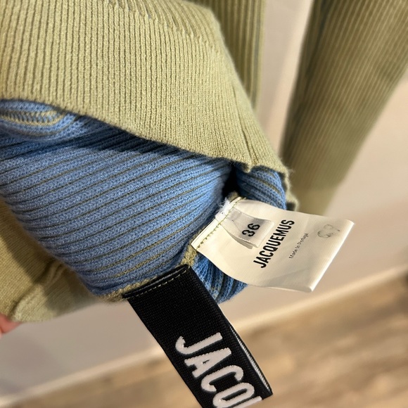 Green jacquemus long sleeve top - Picture 2 of 4